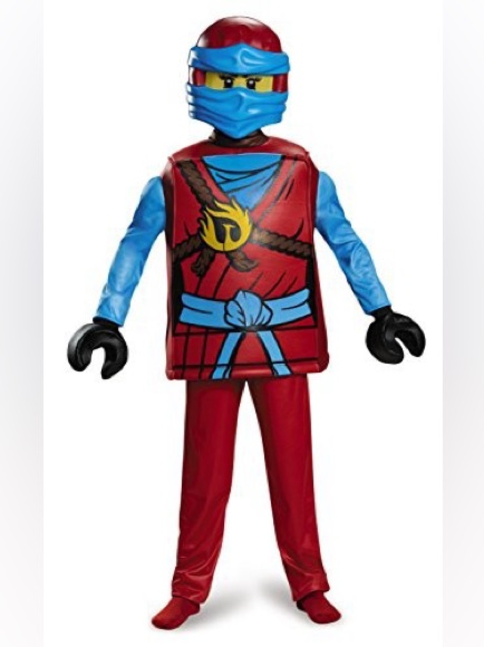 LEGO Ninjago Kai Red and Blue Kids Costume size 4/6